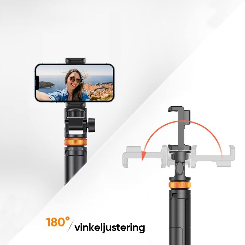 Selfie Stick-stativ med Bluetooth-fjärrkontroll