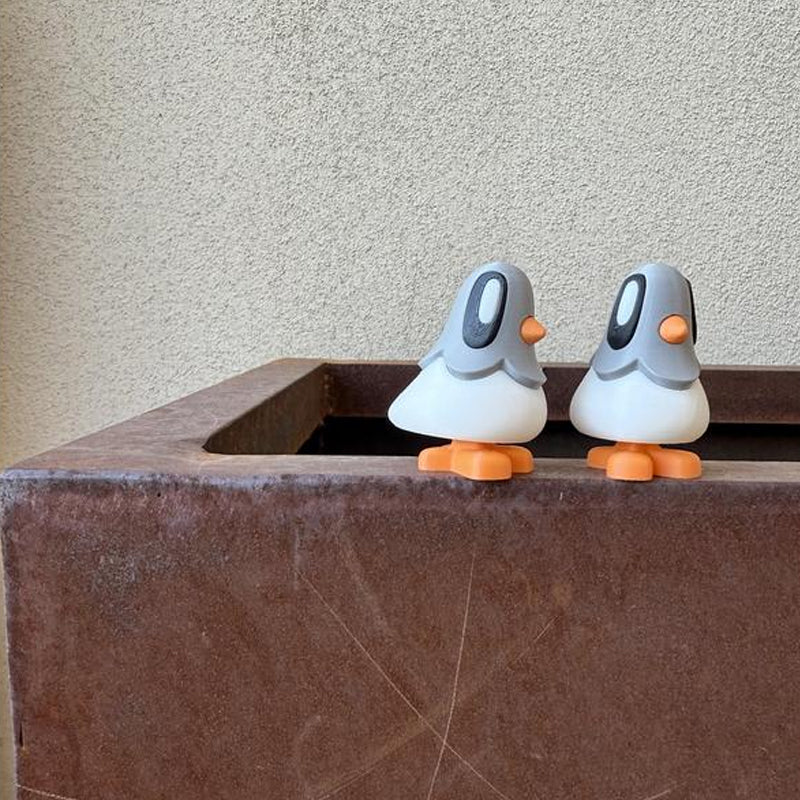 Mini Secret Note Carrier Pigeons with Magnetic Feet