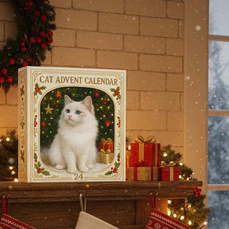 Advent Calendar 2025 for Cat Lovers – Gift Box with Daily Surprises