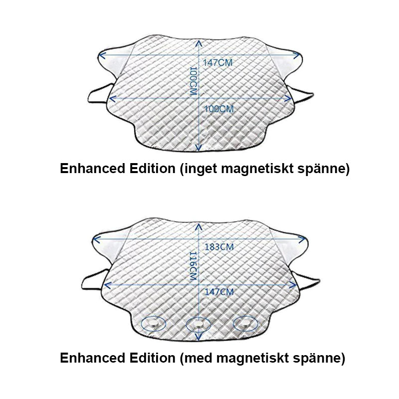 Magnetisk bilvindruteskydd