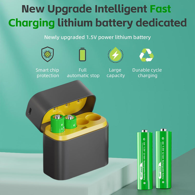 Lithium-ion Battery With Integrated Charging & Storage Box