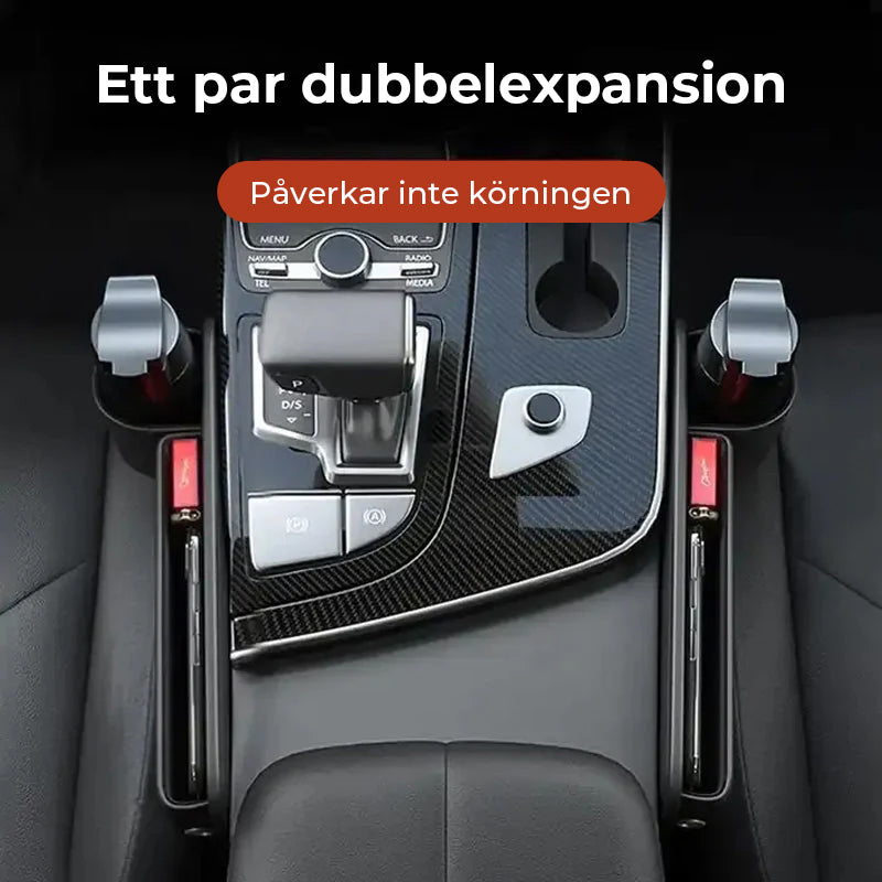 Förvaringslådor för sätesgap