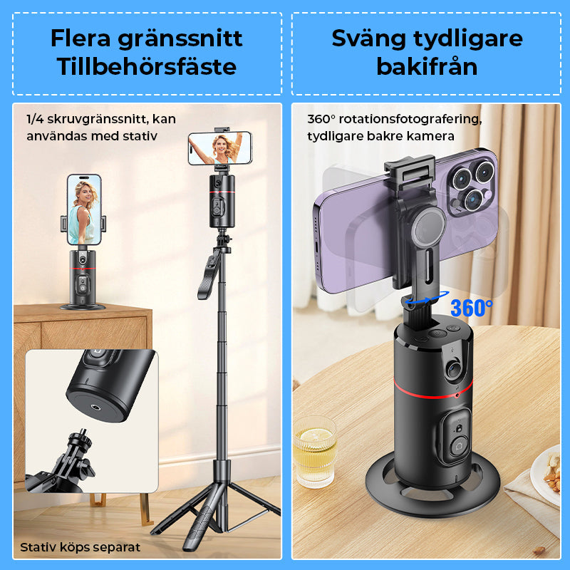 Automatisk ansiktsspårning Stativfjärrkontroll