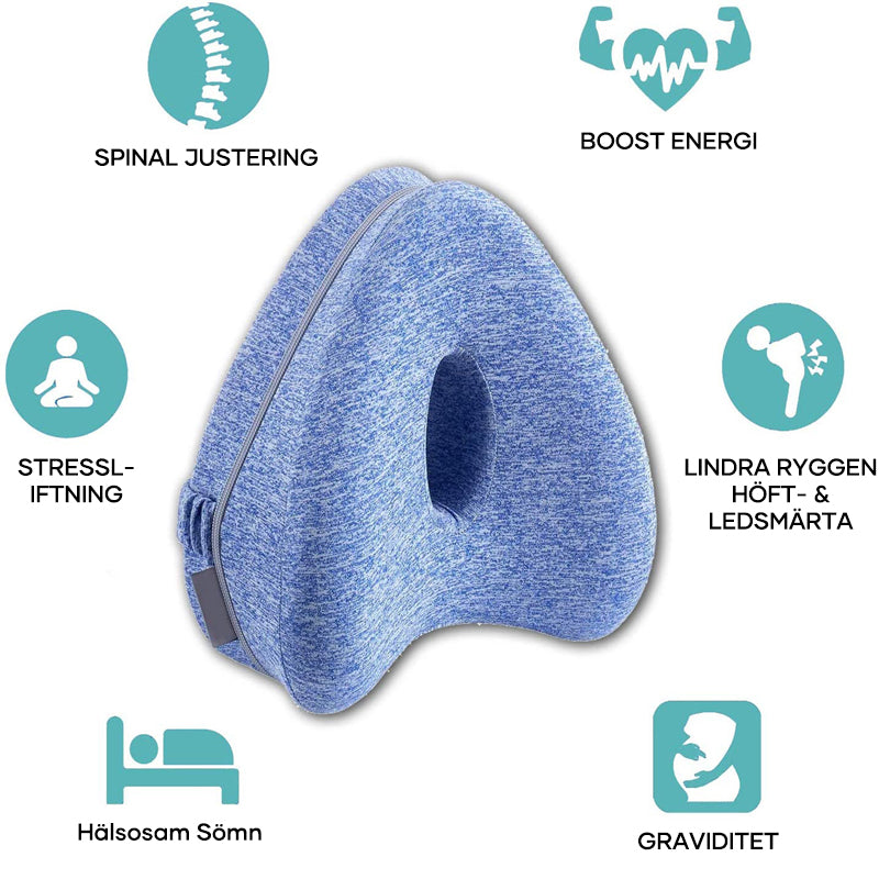 Hjärtformad benkudde