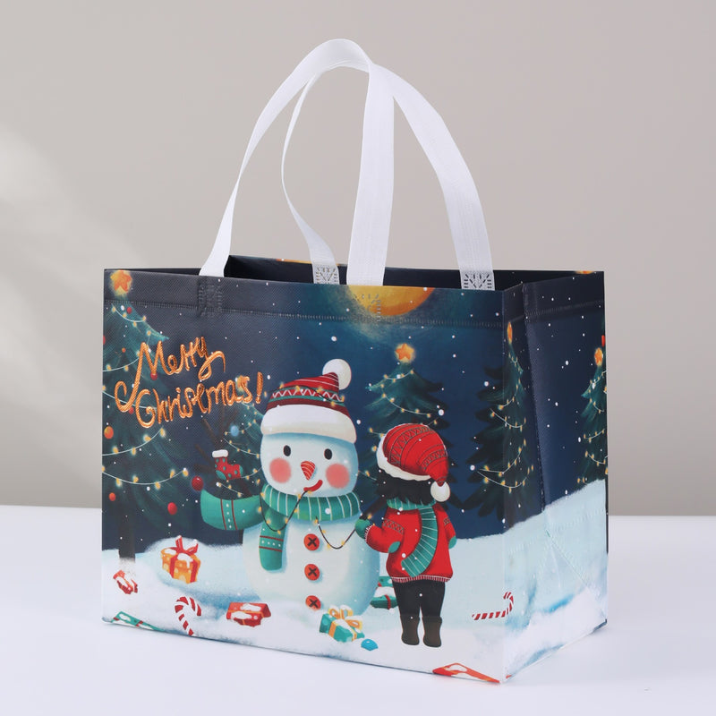 Christmas Non-Woven Gift Bag Set (16 Bags)