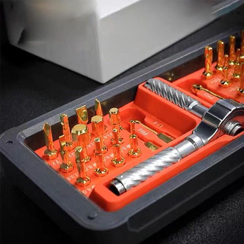 30-in-1 Ratchet Screwdriver Set