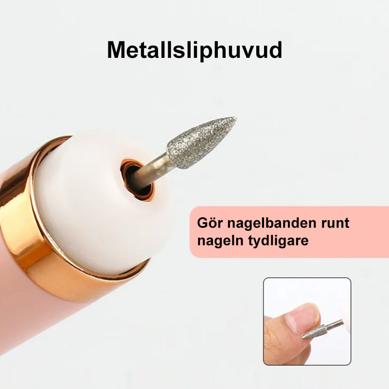 Elektrisk professionell manikyr nagelmaskinset