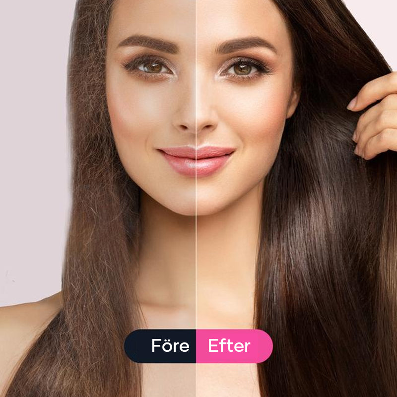 Negativ jonborste för håruträtning