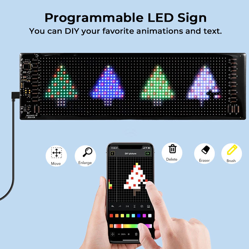 Programmable LED Scrolling Sign