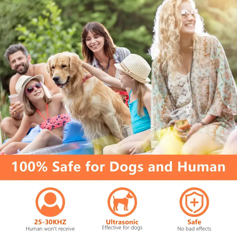 High-power dual-core ultrasonic dog deterrent