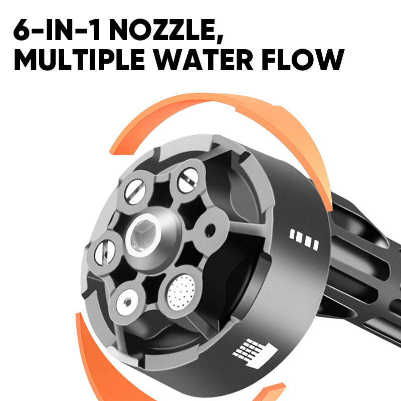 6-in-1 Spray Nozzle Car Wash Water Gun