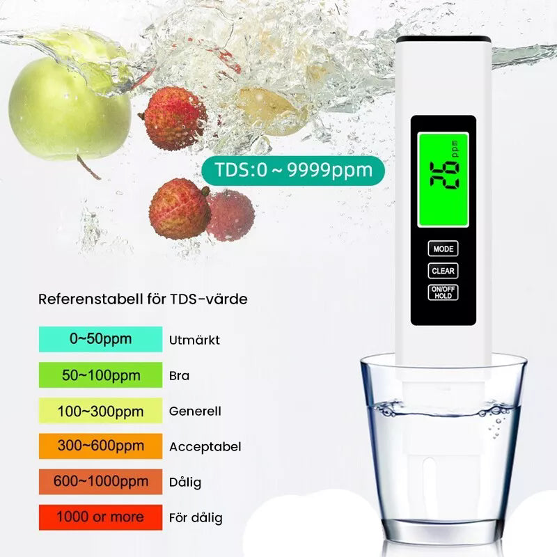 Ny 4-i-1 Digital TDS-mätare