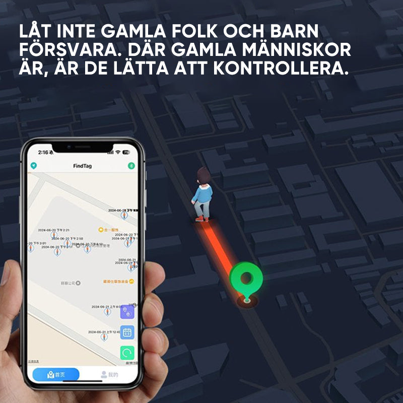 【Inget SIM-kort krävs】 Smart GPS-spårare