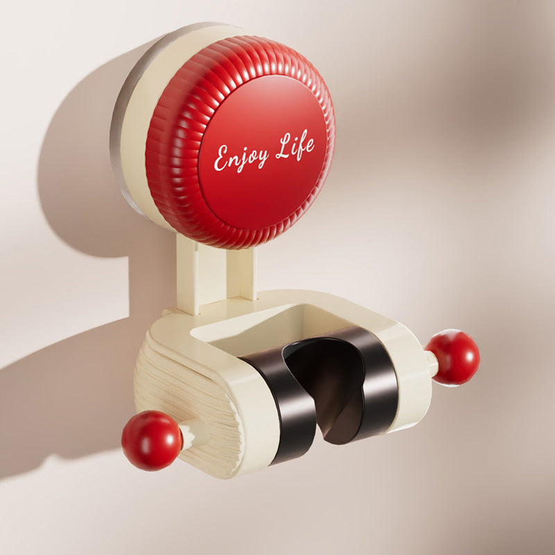 Justerbar duschhållare med sugkopp