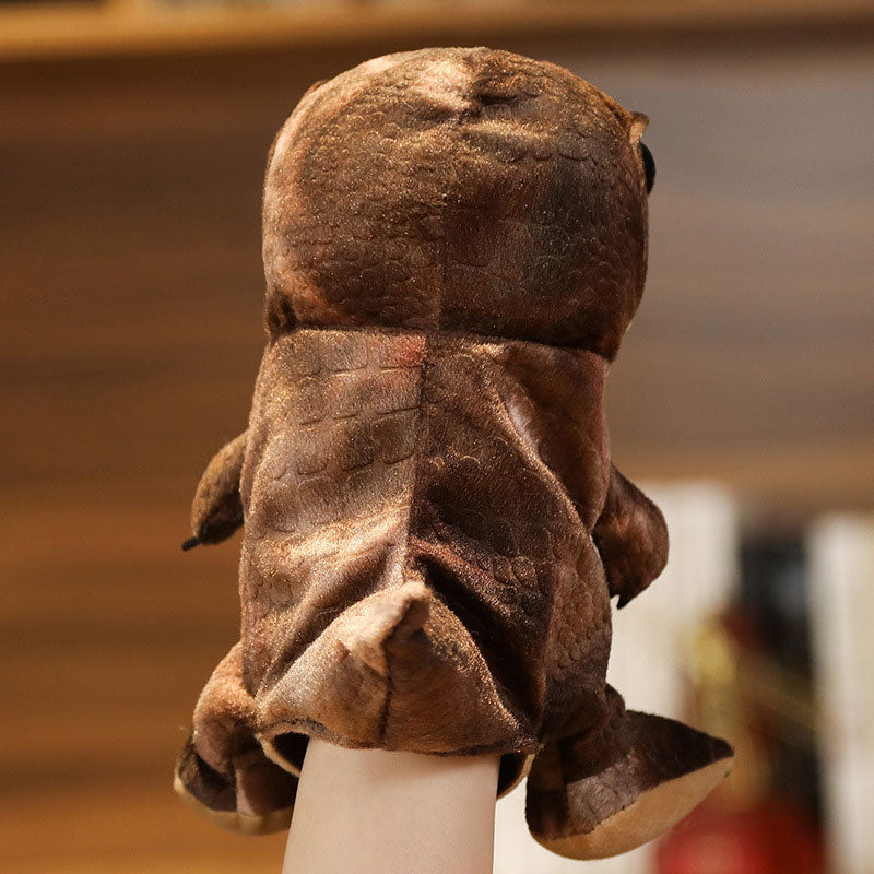 Plush Dinosaurie Handdockor