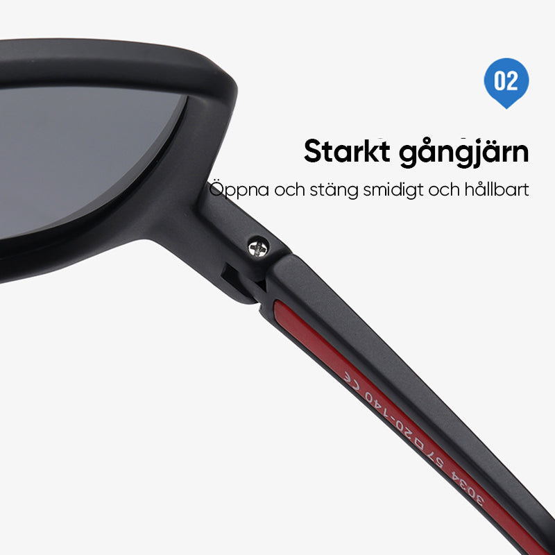 Fashionabla sandtäta ögonskyddssolglasögon