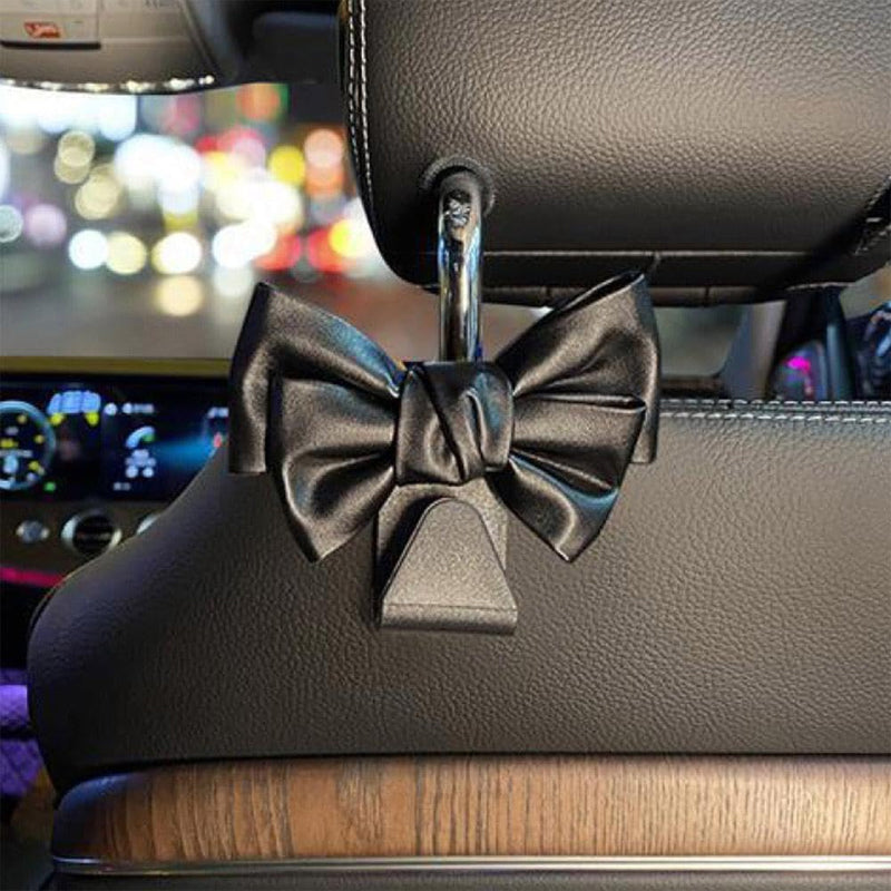 Bowknot Design Car Seat Back Hooks