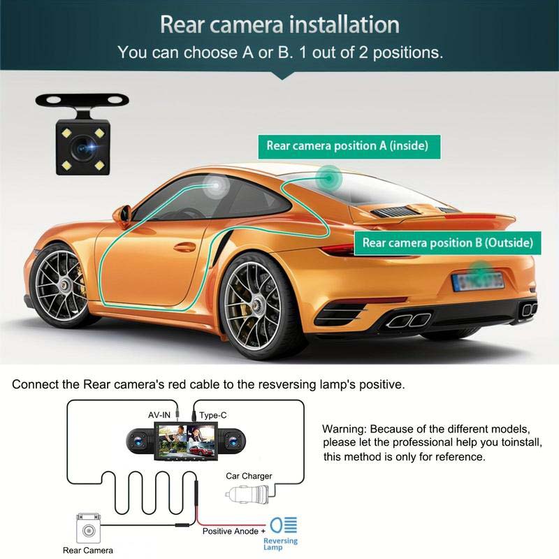 4-Channel 360° Dash Camera Set