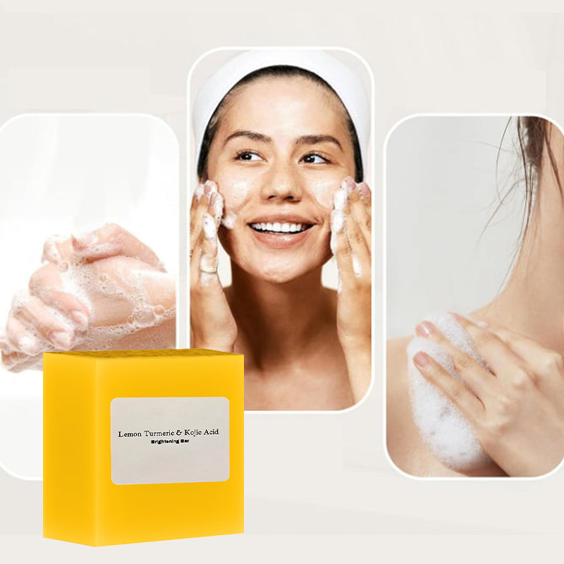 Lemon & Turmeric Kojic Acid Brightening Soap