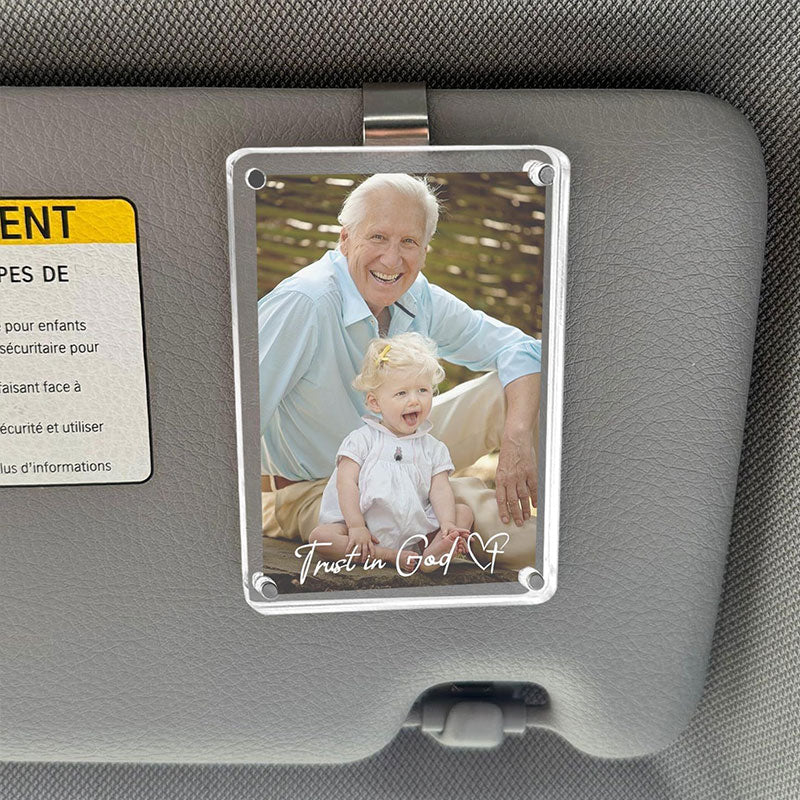 Car Sunshade Photo Frame Clip