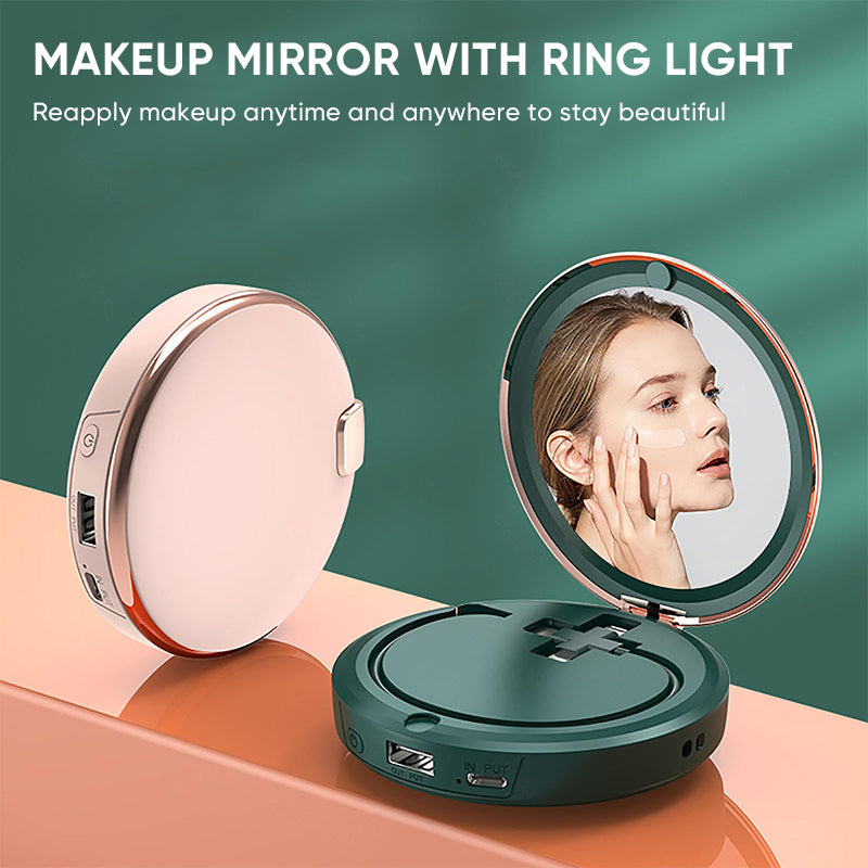 Hand Warmer Makeup Mirror