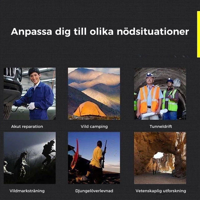 Specialstyrkor starkt ljus LED-ficklampa