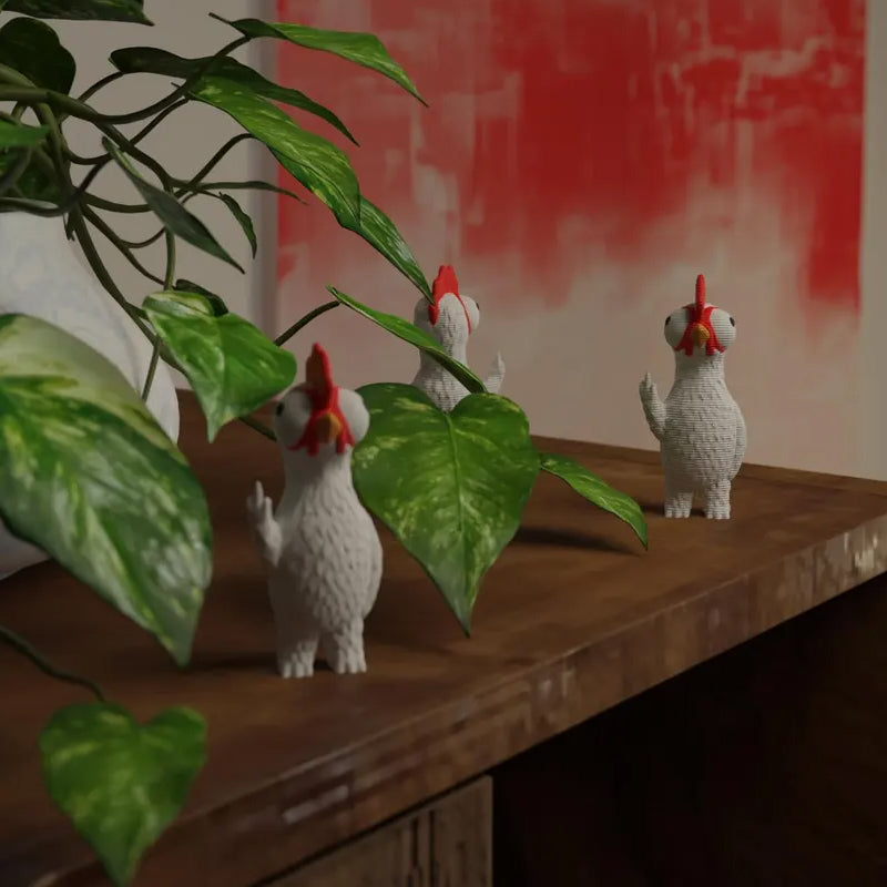 Funny Animal Desktop Statue