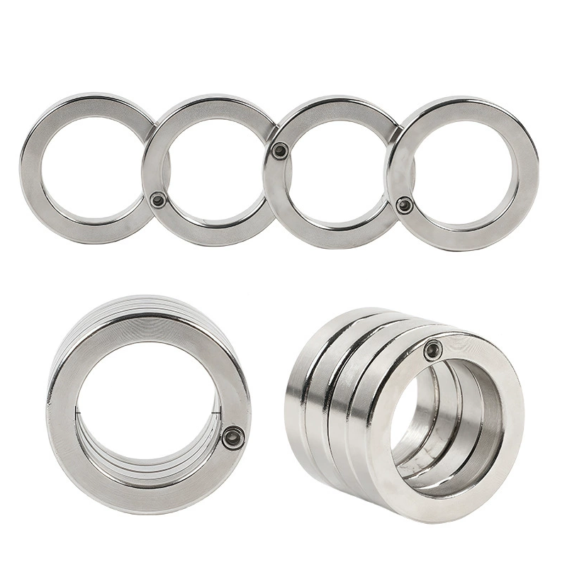 Self-Defense Ring Set with Rotating Clasp