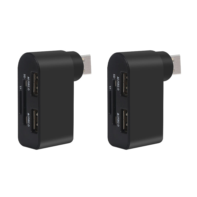 4-in-1 Rotating USB Hub