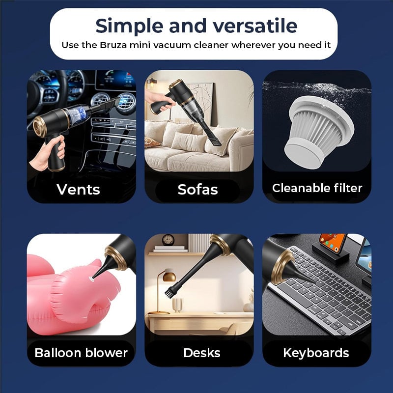 Portable Handheld Car Vacuum Cleaner