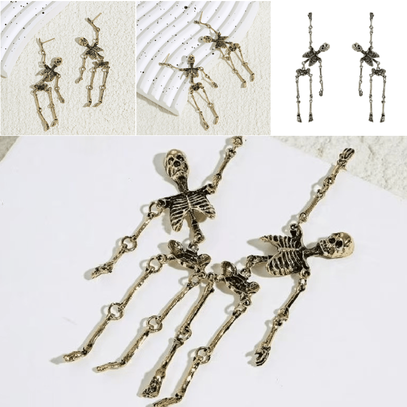 Halloween Horror Personality Skull Earrings