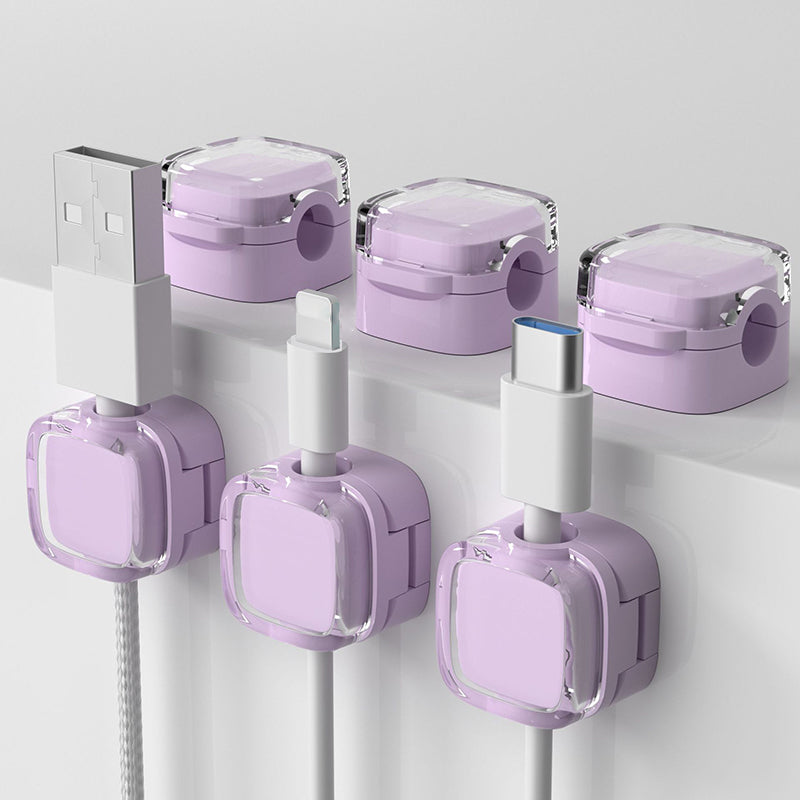 6 Pack Magnetic Cord Organizer Holder