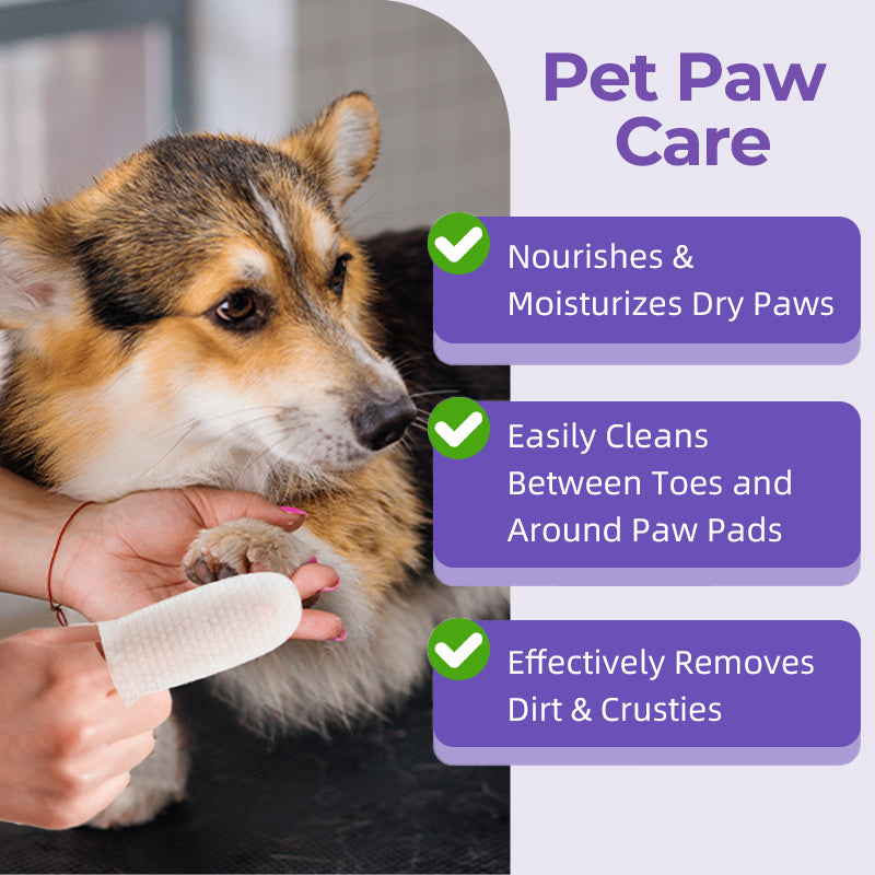Pet Cleaning Finger Wipes
