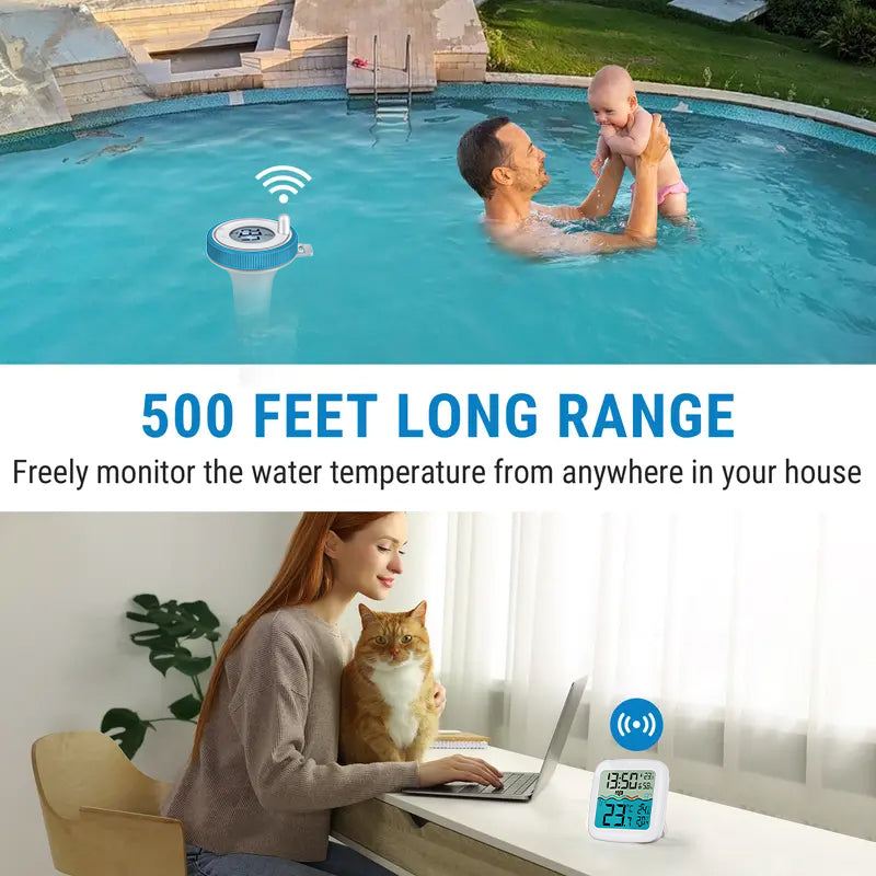 Floating Wireless Swimming Pool Thermometer