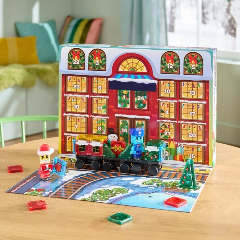 Christmas Advent Calendar Magnetic Construction Set