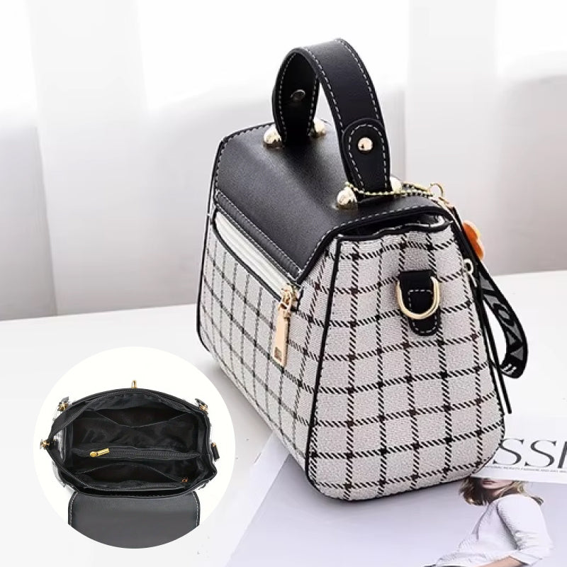 Plaid Pattern Handbag