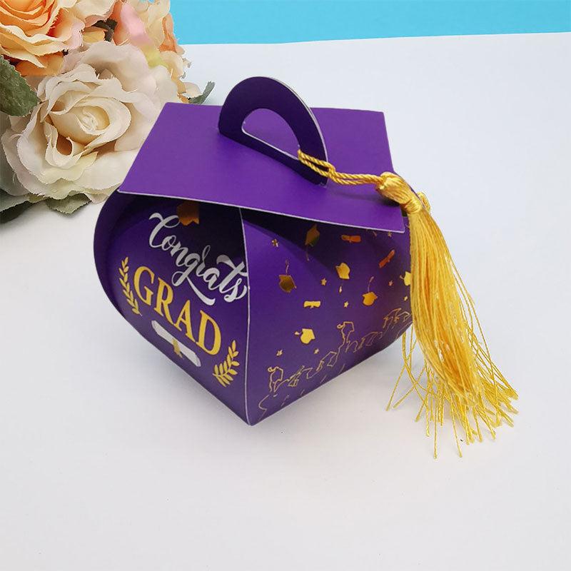🎁✨50 × Graduation Cap Gift Boxs(🍬No Candies)