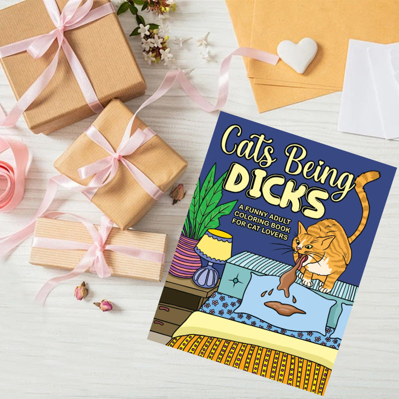 Cats Coloring Book: Mischievous Cat Antics