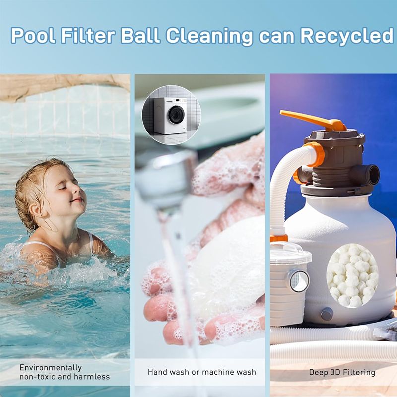 Pool filter balls