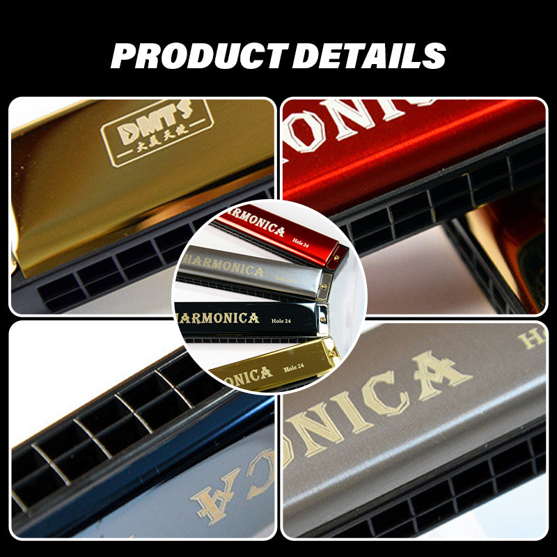 24-Hole C Key Harmonica