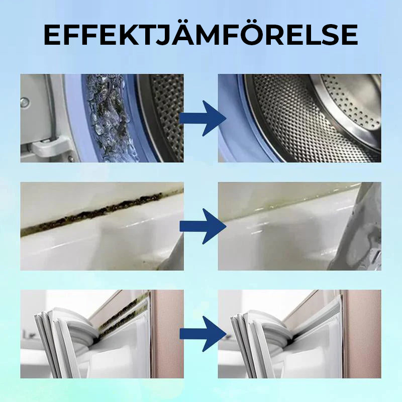 Gelrengöring för mögelfläckborttagning