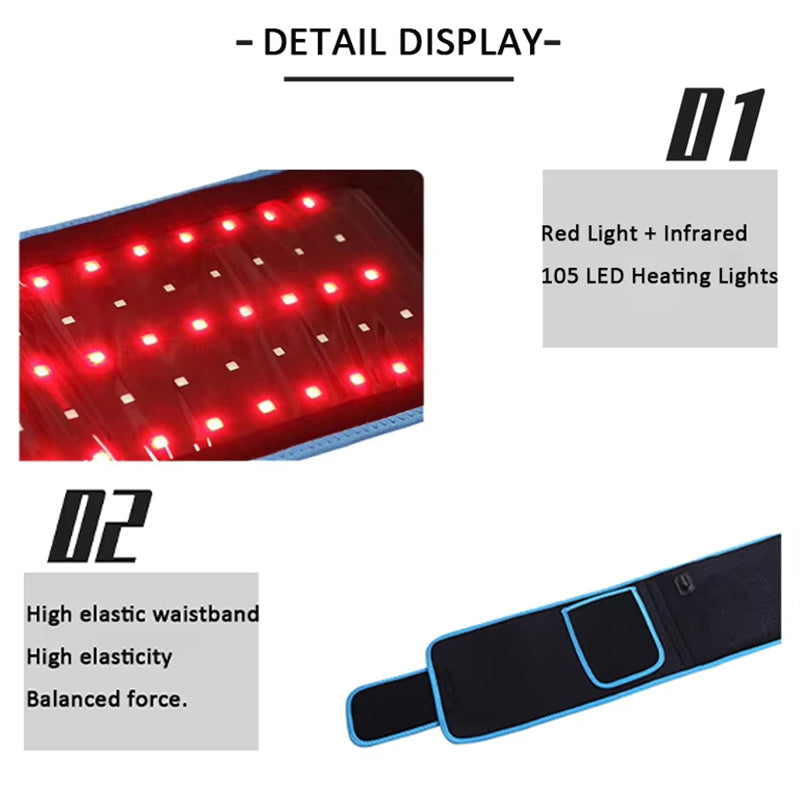 Infrared Light Waist Relaxation Massage Band