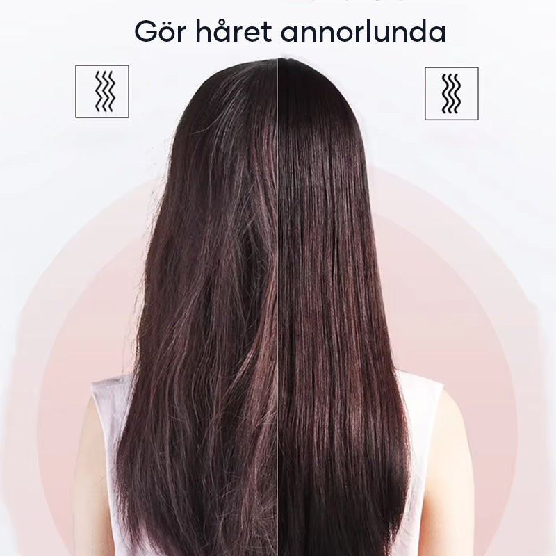 Negativ jonborste för håruträtning