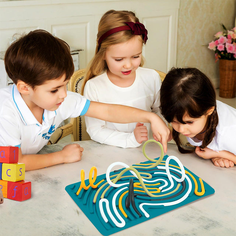 Silikon Fidget Toy för lugnande och sensoriska aktivitetstavla