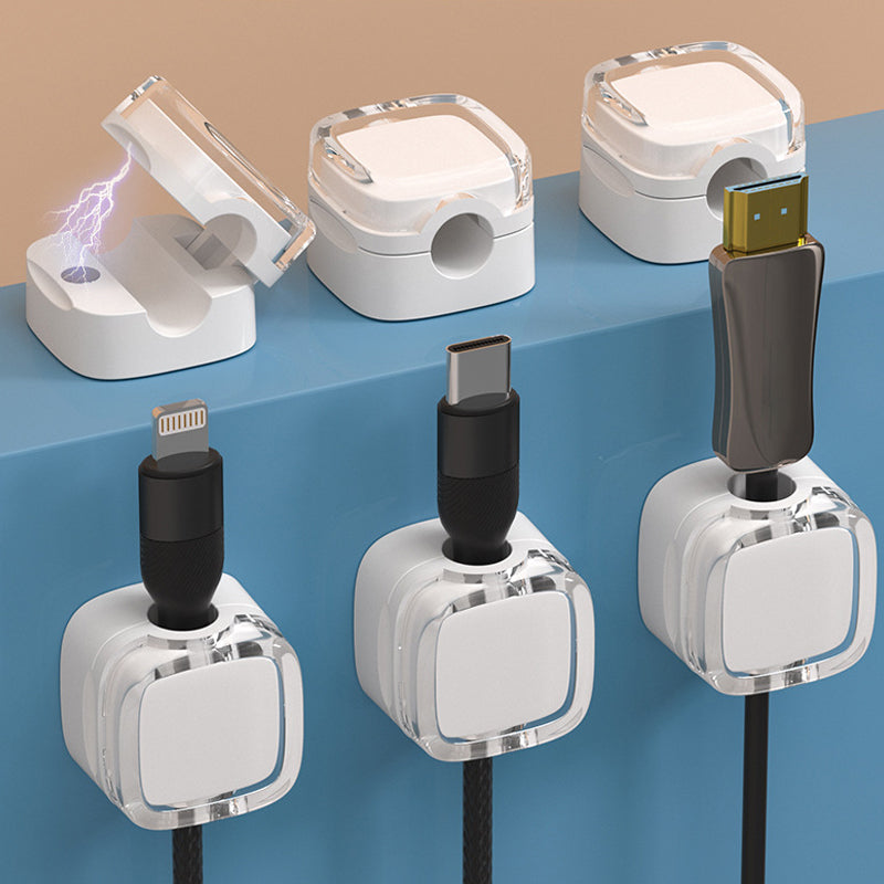 6 Pack Magnetic Cord Organizer Holder