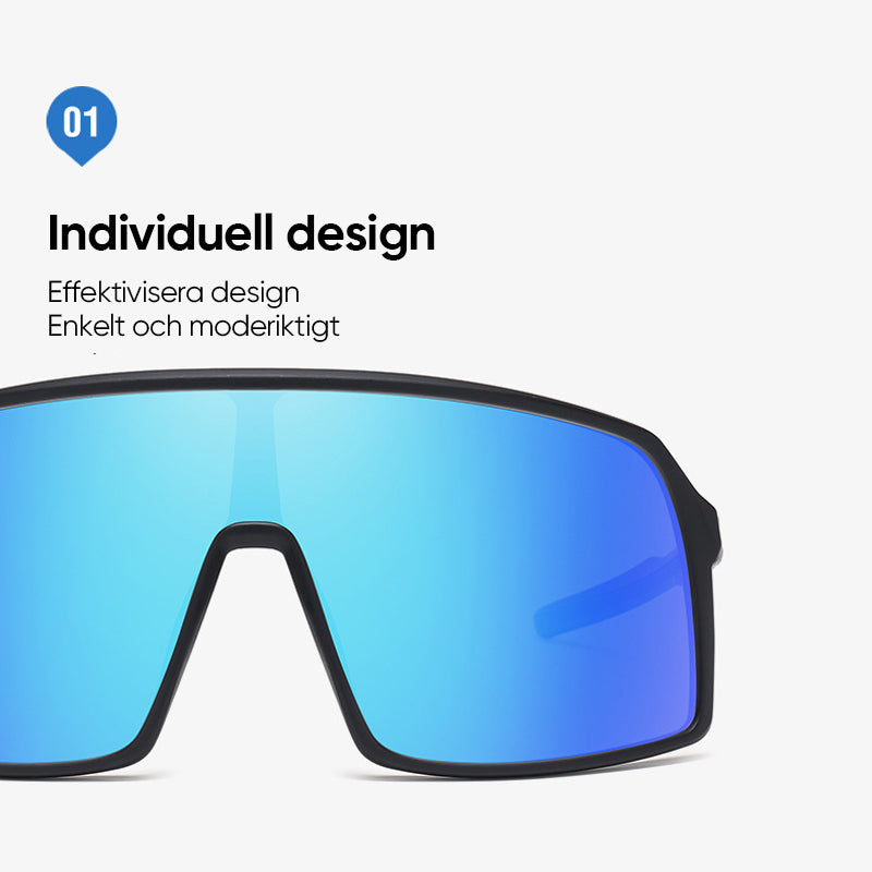 Fashionabla sandtäta ögonskyddssolglasögon