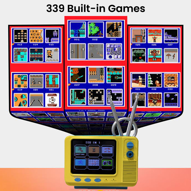 Mini TV Style Retro Video Games Console