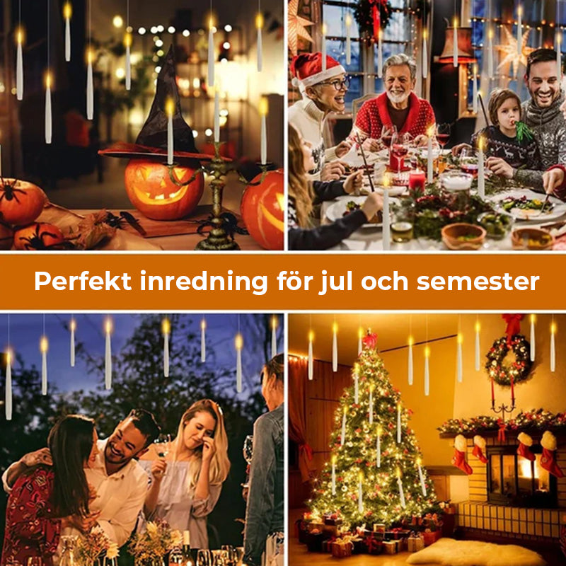 Flamlöst LED-ljus med Magic Wand-fjärrkontroll