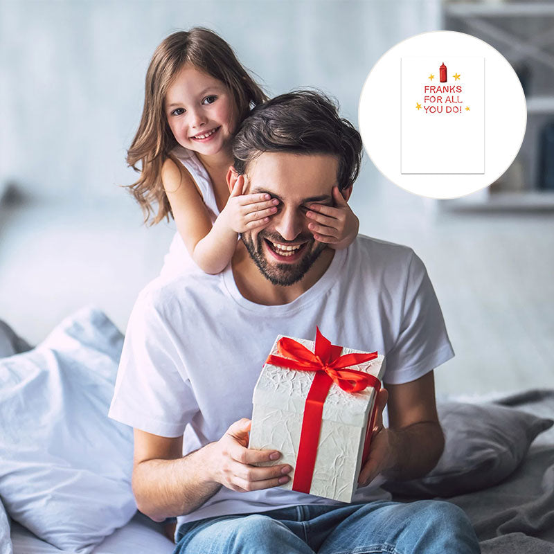 Father's Day Card with Glitter