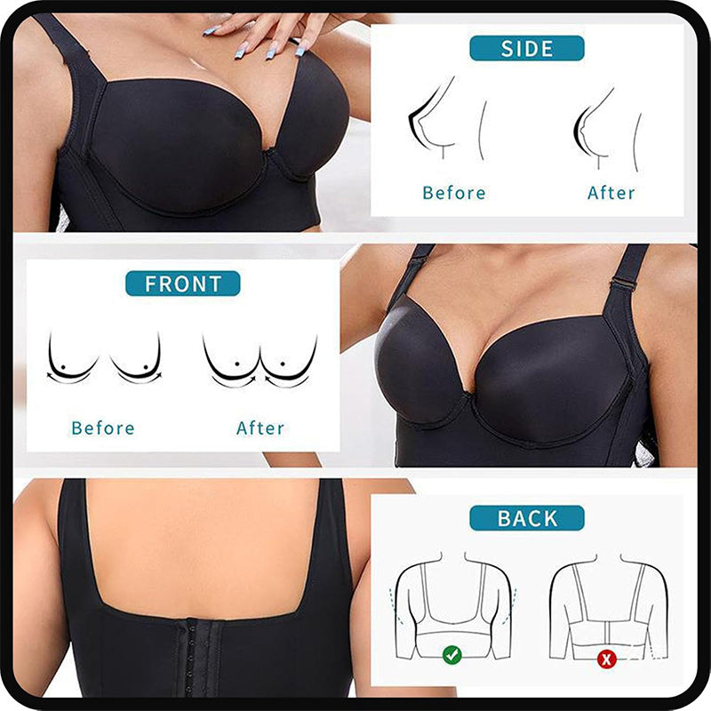 Comfortable Plus Size Anti-Sagging Bra for Women